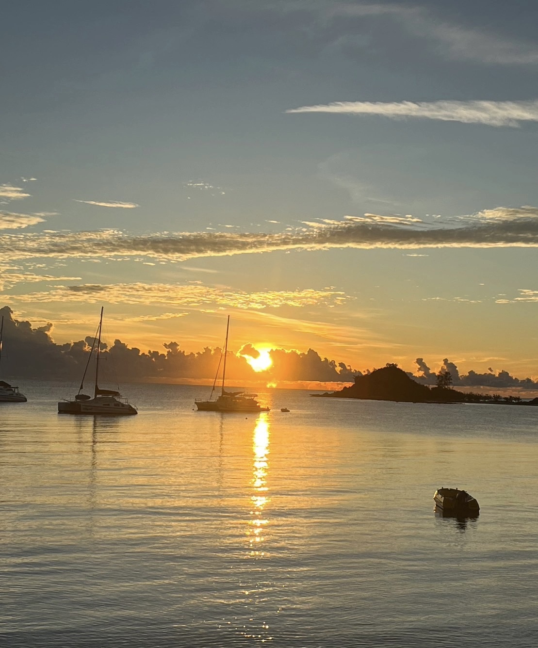 Sunset over Choeng Mon Beach at The Blue Spice, Koh Samui