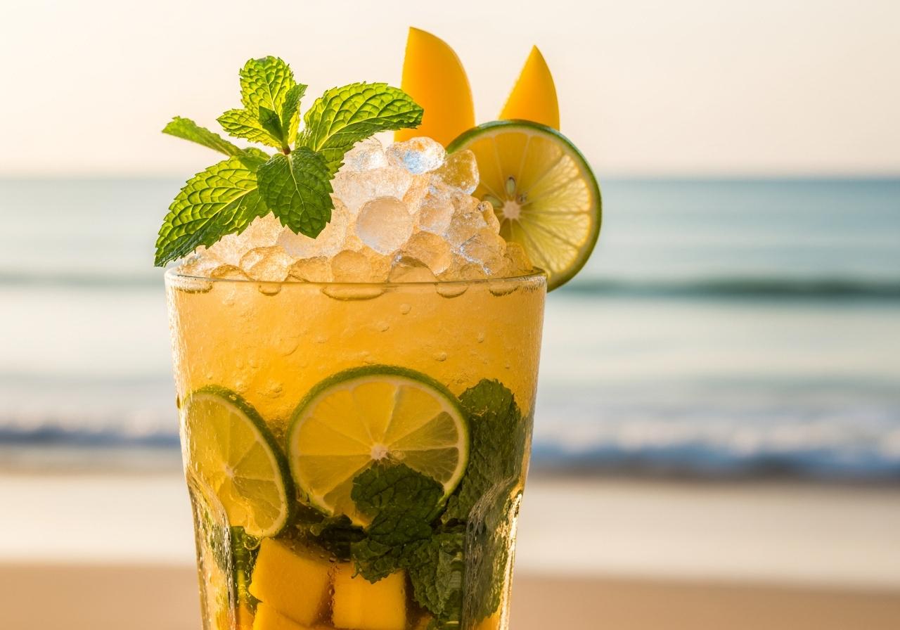 Frozen Mango Mojito