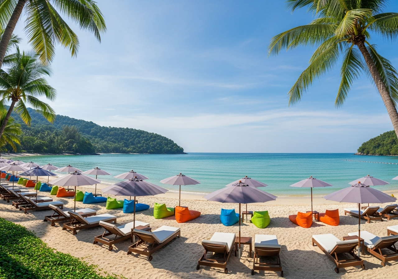 Ein Tag am Choeng Mon Beach, Koh Samui