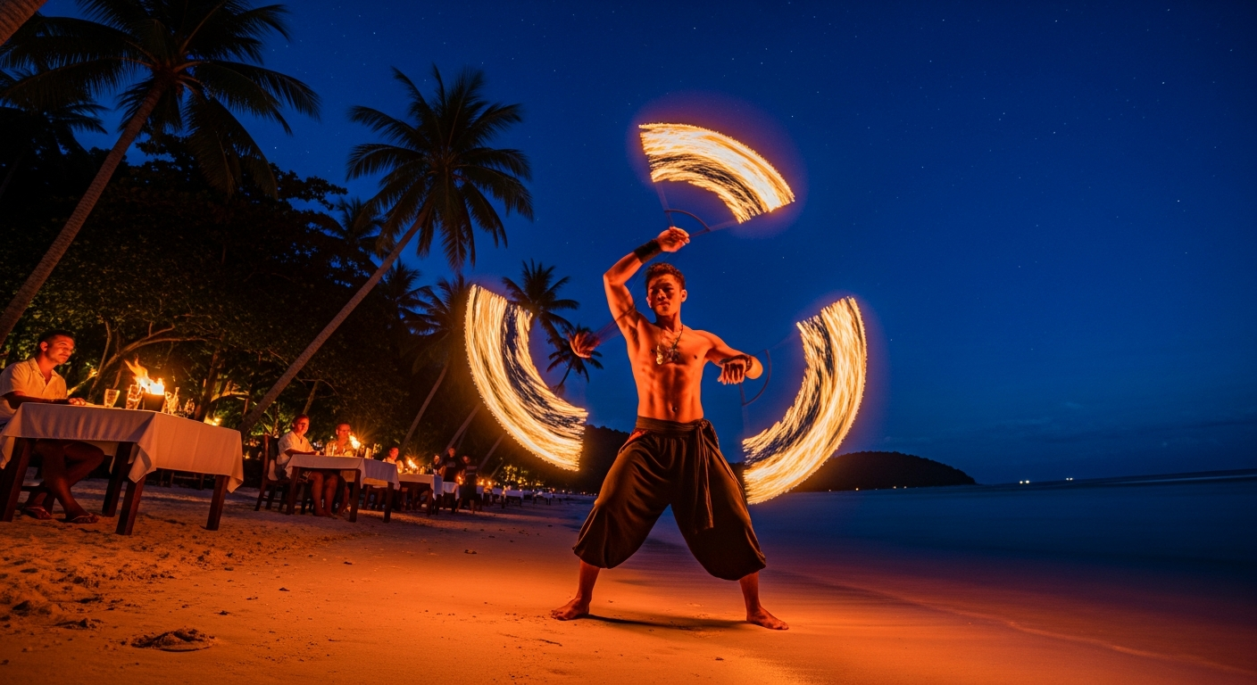 Los mejores espectáculos de fuego en Koh Samui