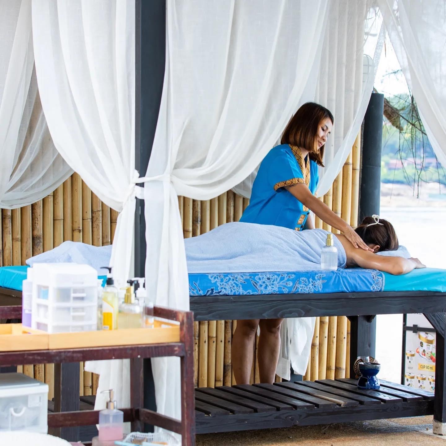 Professional wellness treatment at The Blue Spice